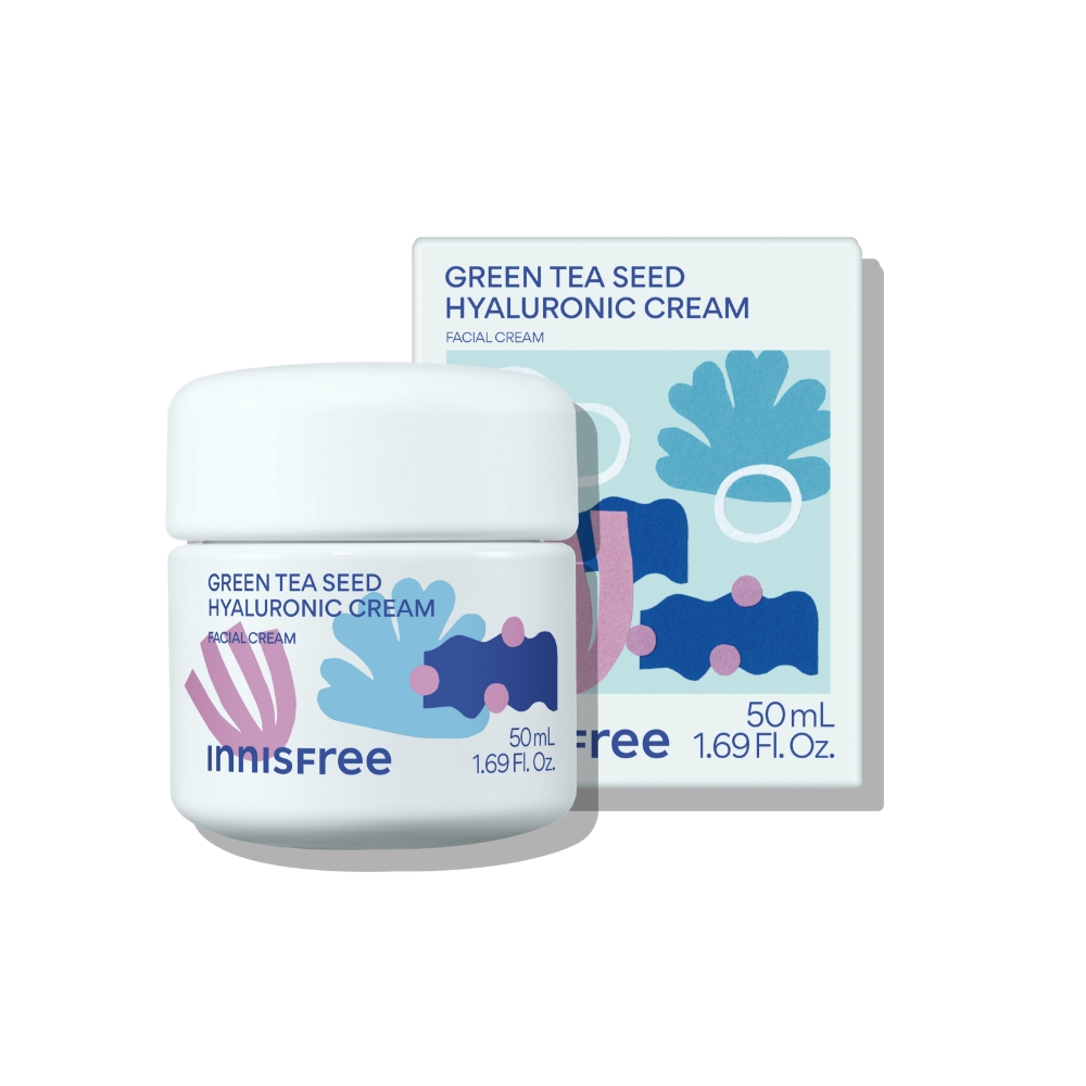 이니스프리 그린티 씨드 히알루론산 수분크림 / 진정 보습 속건조 화잘먹 50mL, 1개 (단지형) - 상세 이미지 2