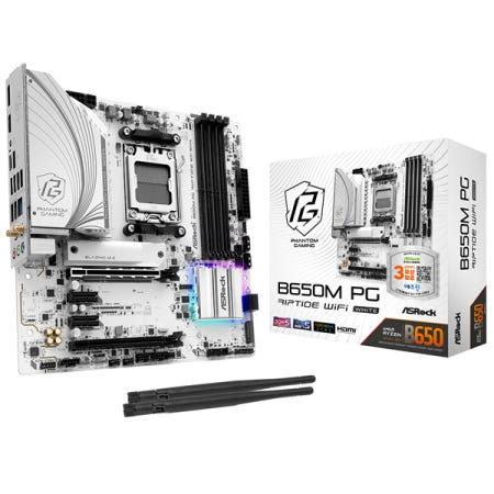 ASRock ASRock B650M PG Riptide WiFi White 에즈윈