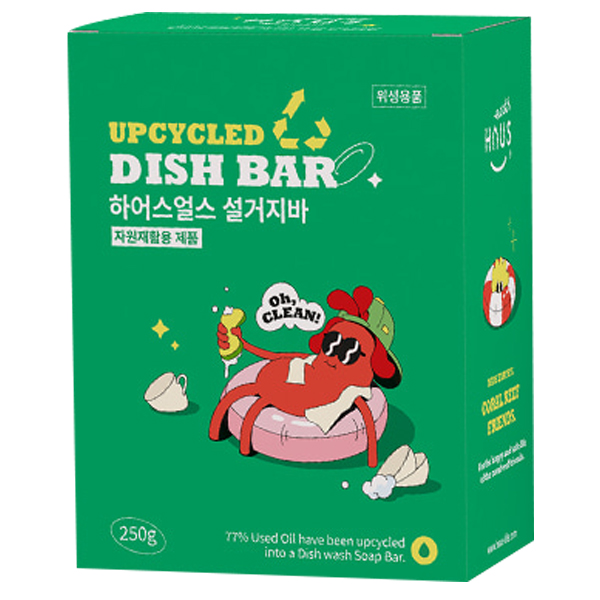 하어스 얼스 설거지바 250g 업사이클 원료 구연산 - 상품 이미지