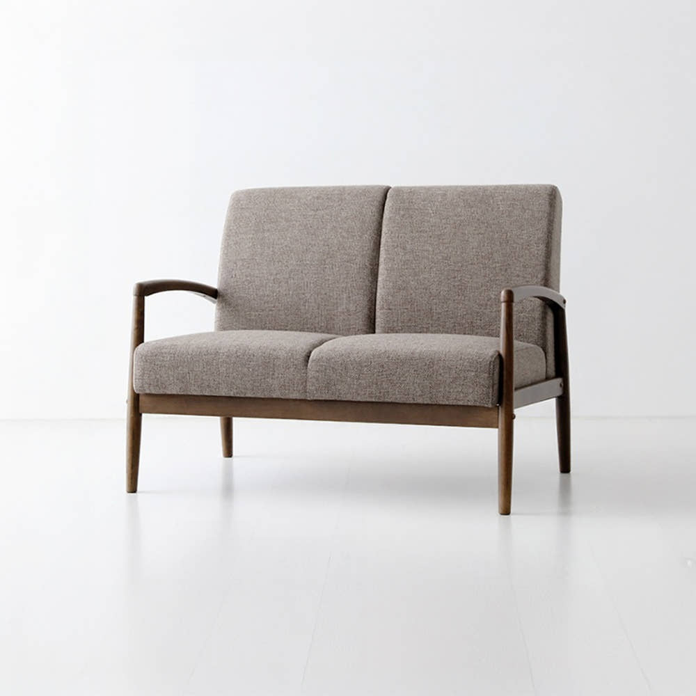 DESA 패브릭 소파 2인 F3056 스툴미포함, 모카브라운 2642.4375, 2인용