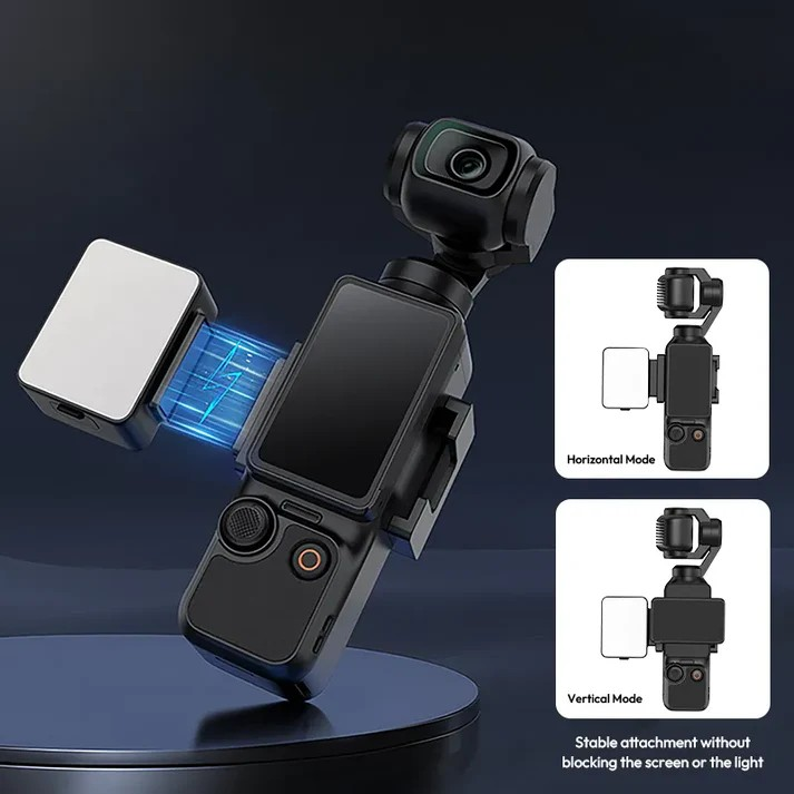 울란지 LM001 DJI 오즈모포켓3 크리에이터콤보 미니 LED 조명 이미지 6