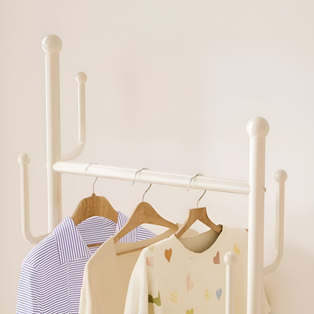 우아플레이스 이동식행거 선반 철제 튼튼한 스탠드옷걸이 600