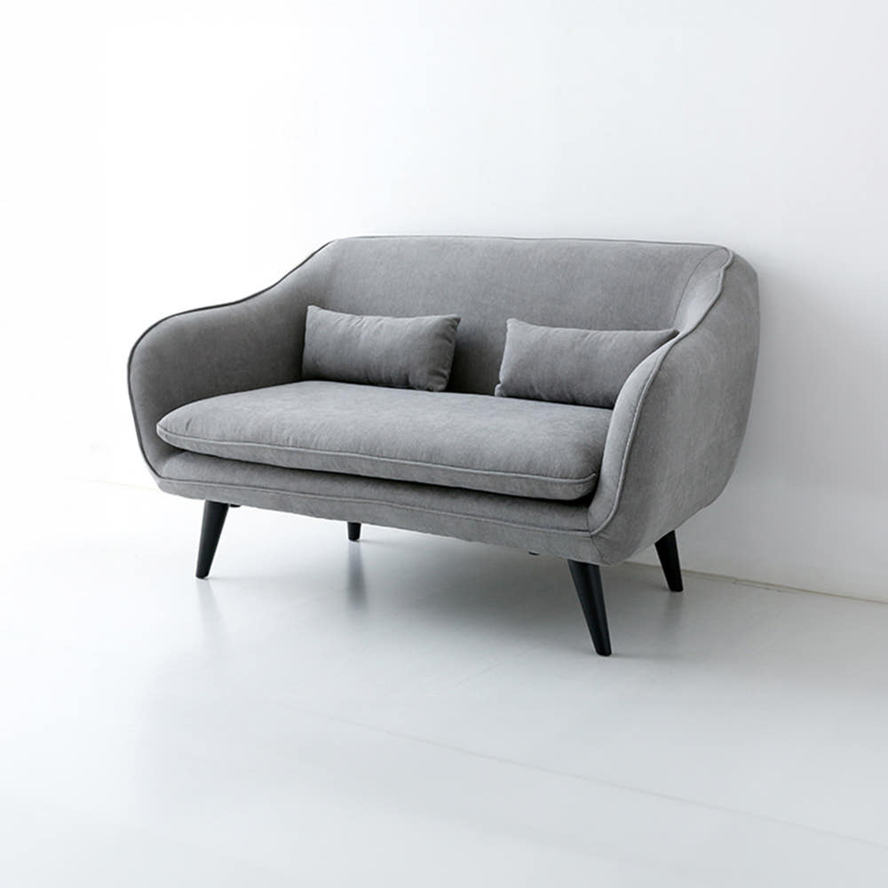 루나 소파 2인 1739 패브릭 블루 2080.3365, 2인용