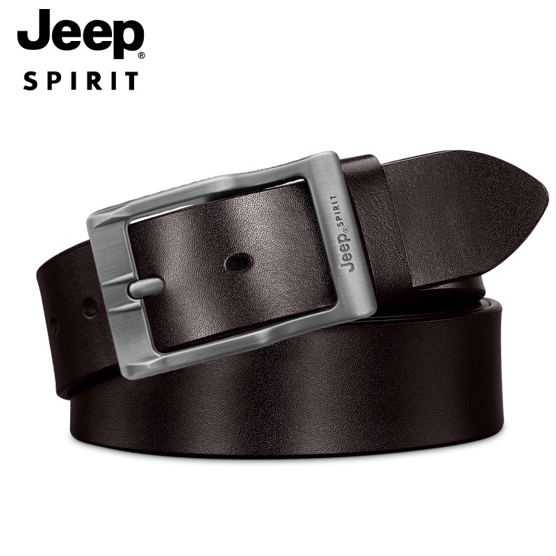 JEEP 지프 남자 정장 캐주얼 청바지 벨트 가죽 버클 벨트 T0699 - 상세 이미지 4
