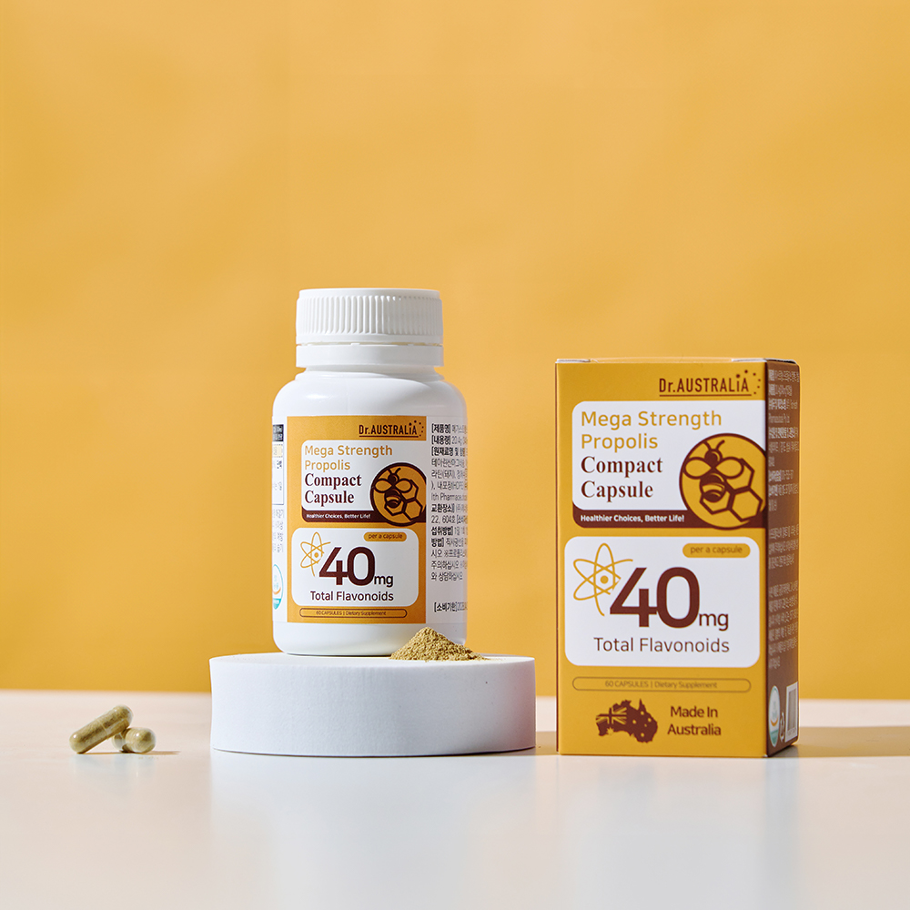 호주산 메가 스트렝스 프로폴리스 캡슐 플라보노이드 40mg 60캡슐, 1개