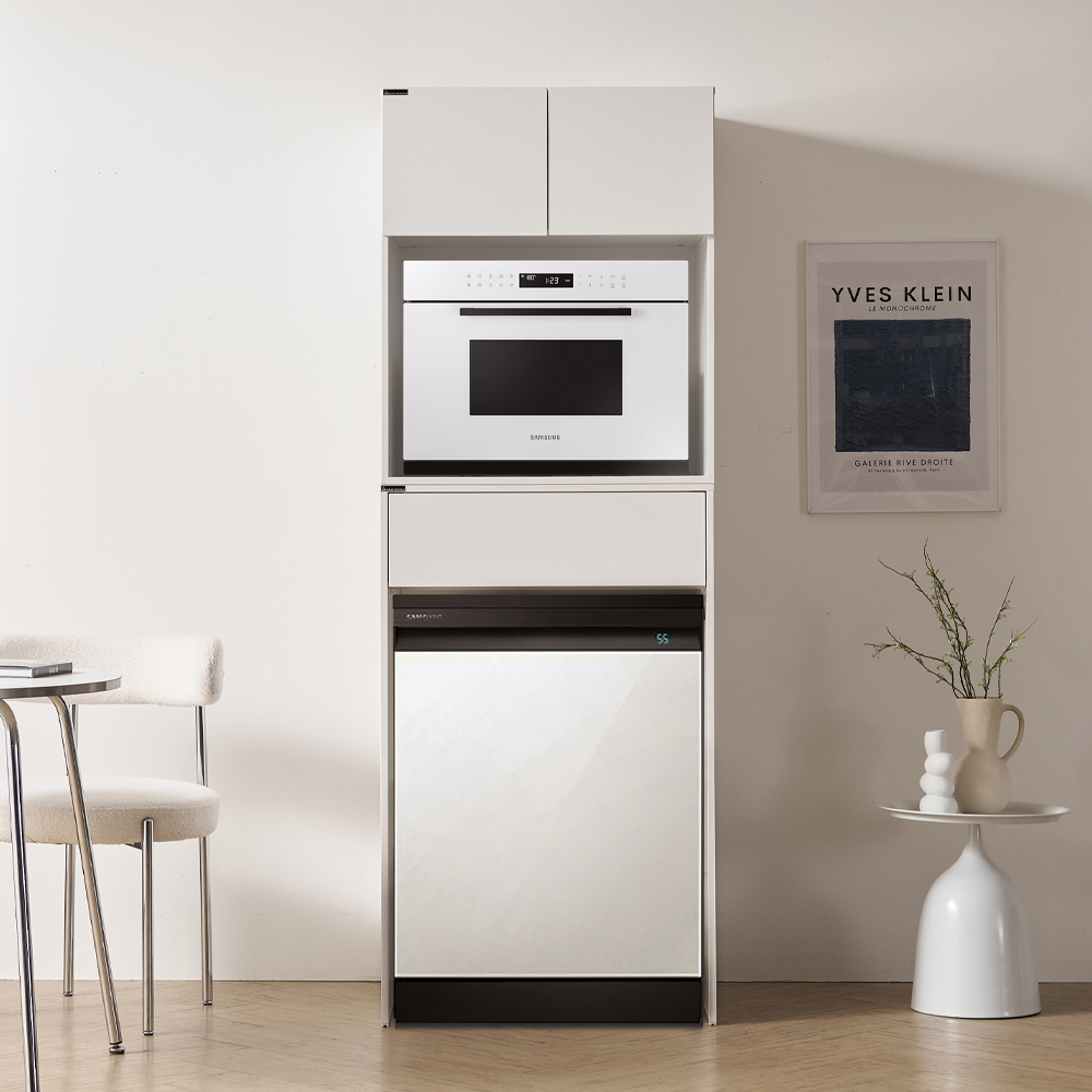 모덴 식기세척기 수납장 빌트인 주방 틈새 서랍형 식세기장 680