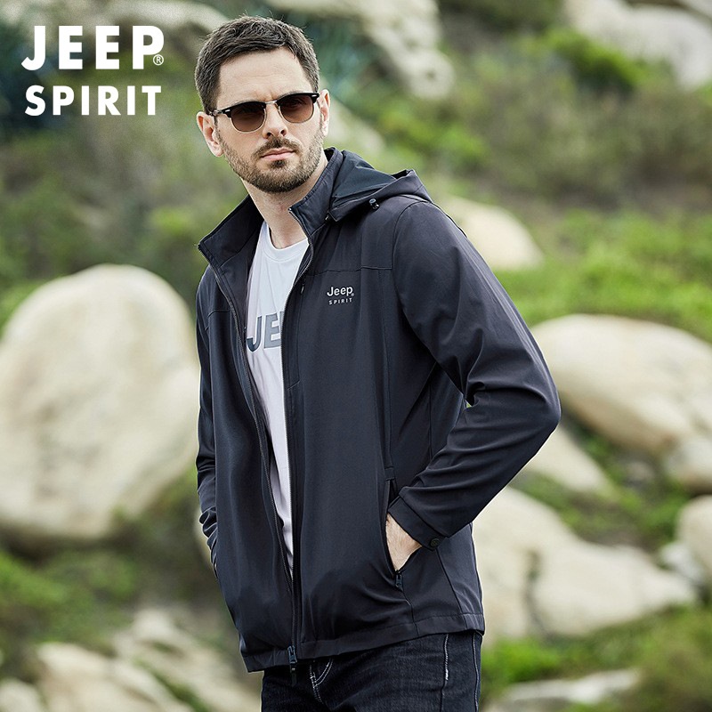 JEEP 남자 자켓 기능성 아웃도어 바람막이 등산복 야상 - 상세 이미지 2