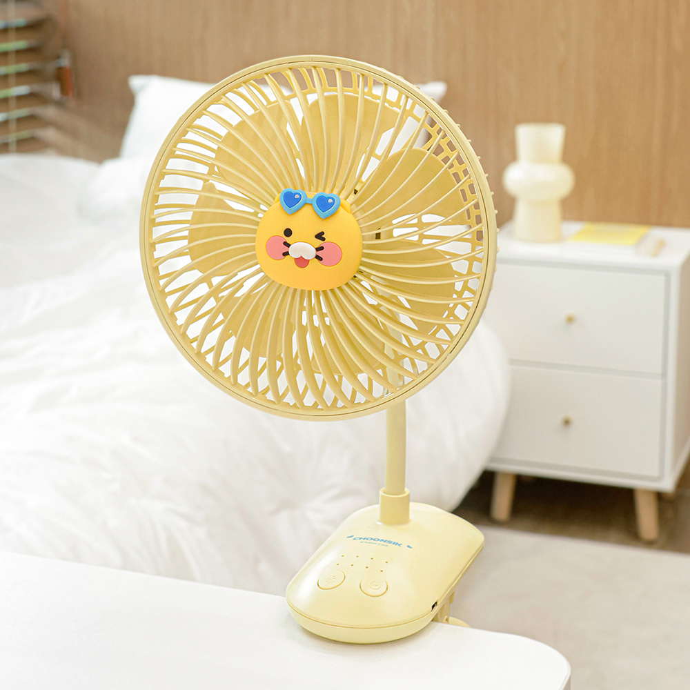 카카오프렌즈 춘식이 자바라 플렉시블 무선 선풍기 KTBC100 이미지 7