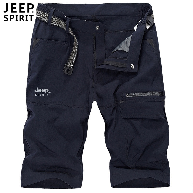 JEEP SPIRIT 남자 반바지 빅사이즈 일자핏 5부팬츠 - 상품 이미지