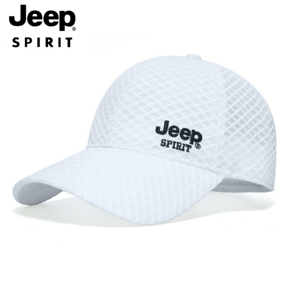 JEEP 지프 남성 여름 캐주얼 메쉬 야구 모자 골프 모자 - 상품 이미지