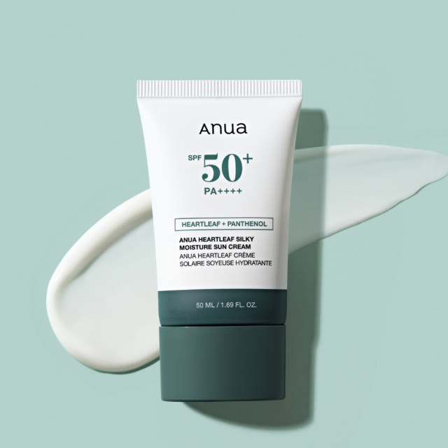 아누아 어성초 실키 모이스처 선크림 SPF50+ PA++++ 50ml