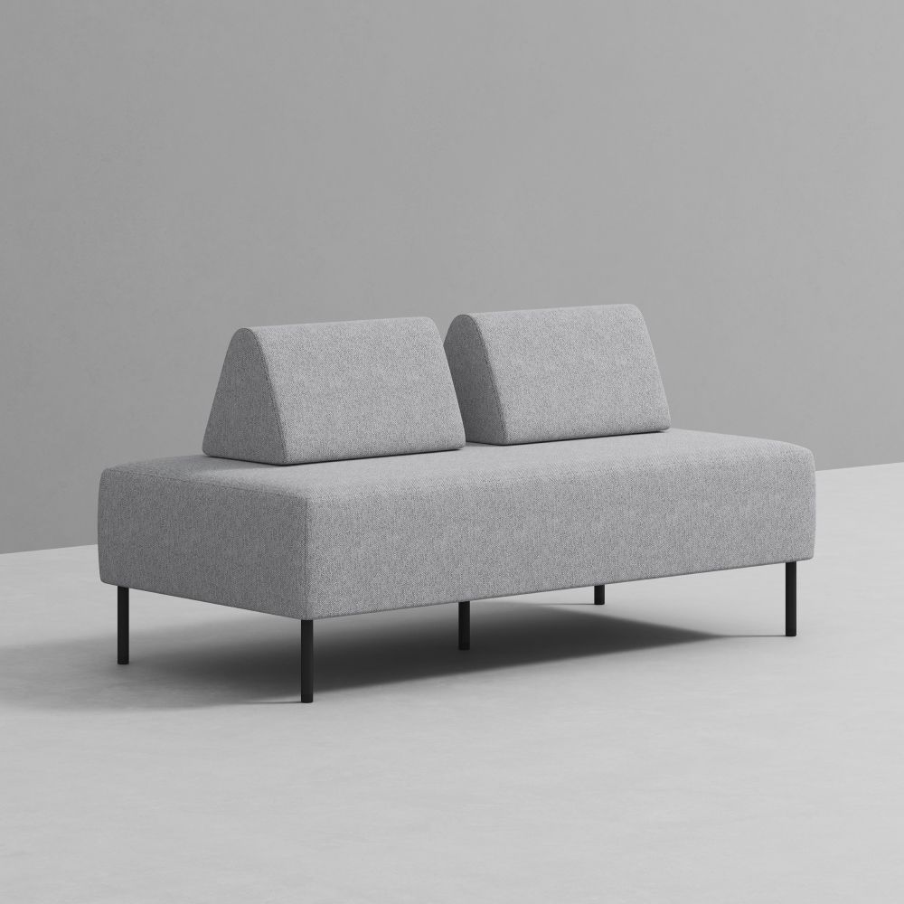 S01 소파 (등쿠션 2ea 포함) DSSBA1602J 스툴미포함, 라이트그레이, 2인용