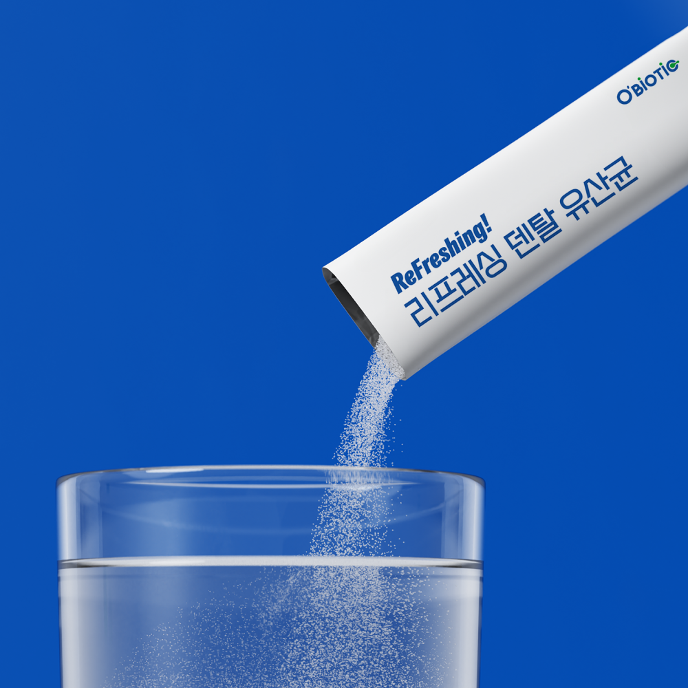 오바이오틱 덴탈 유산균 리프레싱 세계특허 LGG 유산균 14포 1개 - 상세 이미지 4