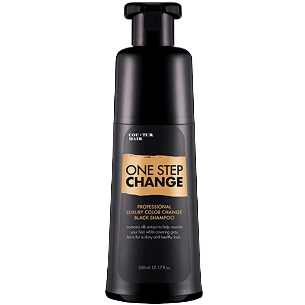 꾸띄르헤어 컬러 체인지 블랙 염색 샴푸 360ml : 쉐어링러브