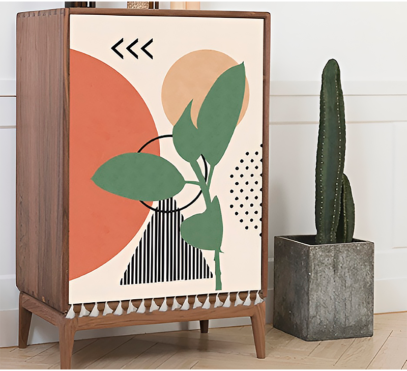 벨크로 붙이는 패브릭 포스터 책장 수납장 옷장 가리개 천 페브릭 가림막 미니 커튼