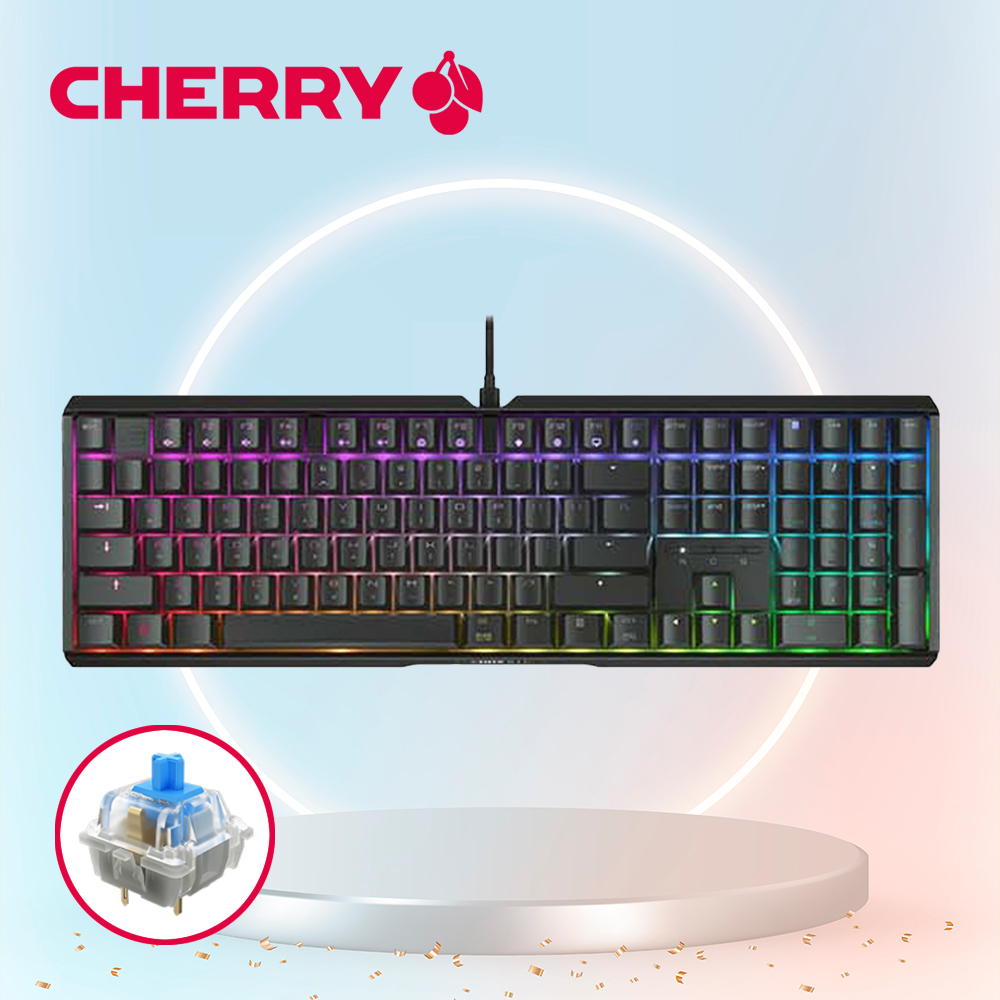 [국내정발] 체리 XTRFY MX 3.1 RGB MX2A 기계식 유선 블랙 청축 - 상품 이미지