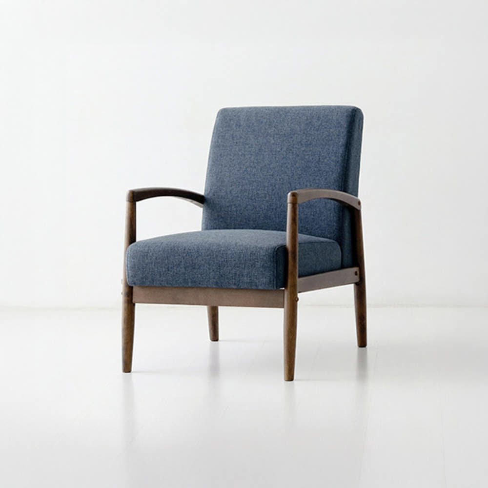 DESA 패브릭 소파 F3056 스툴미포함, 다크블루 5834.7127, 1인용