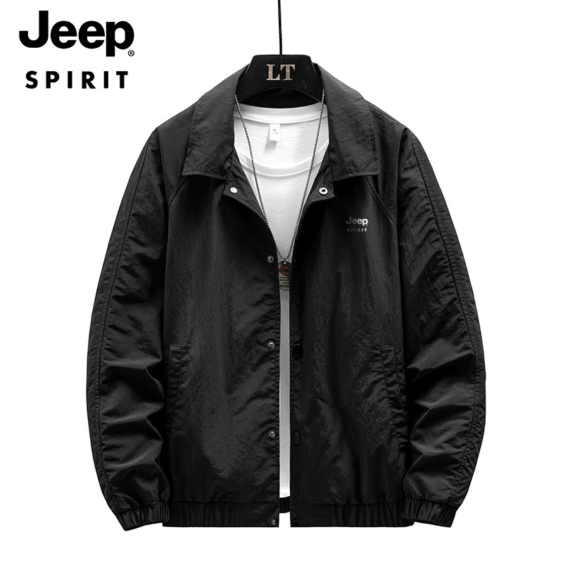JEEP SPIRIT 남성 자켓 봄 여름 바람막이 항공잠바 작업복 상의 - 상세 이미지 5