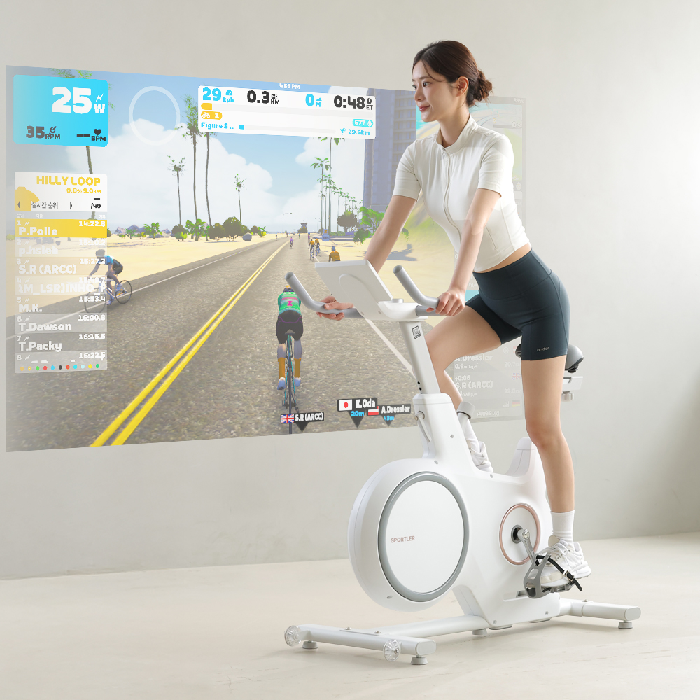 스포틀러 실내자전거 오브제 메타 ERG 스피닝자전거 헬스 사이클 가정용 스핀바이크 즈위프트