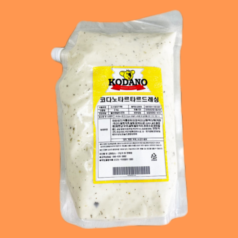 코다노 타르타르드레싱 2KGx5봉지 BOX 튀김용 생선까스