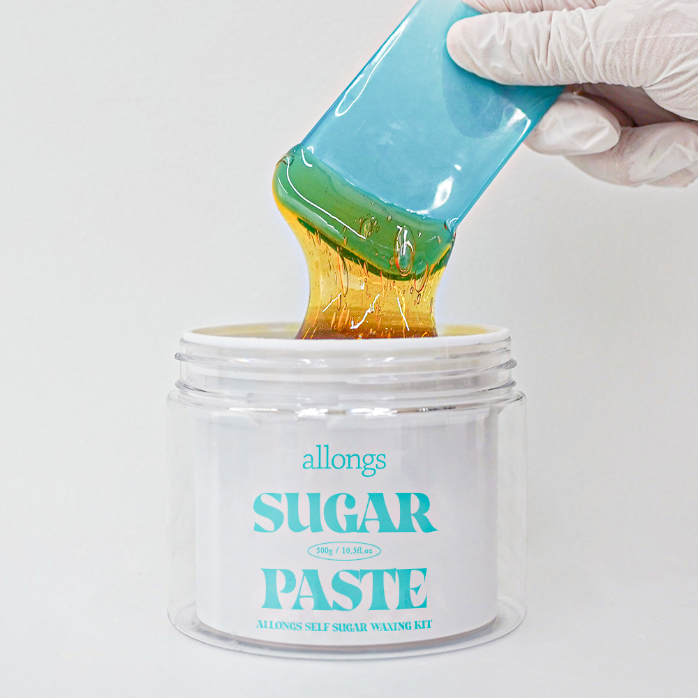 알롱 셀프 왁싱 슈가링 왁스 300g 비건 슈가 왁싱 키트 비키니 브라질리언 여자 남자 항문 수염 겨드랑이 바디 제모 크림