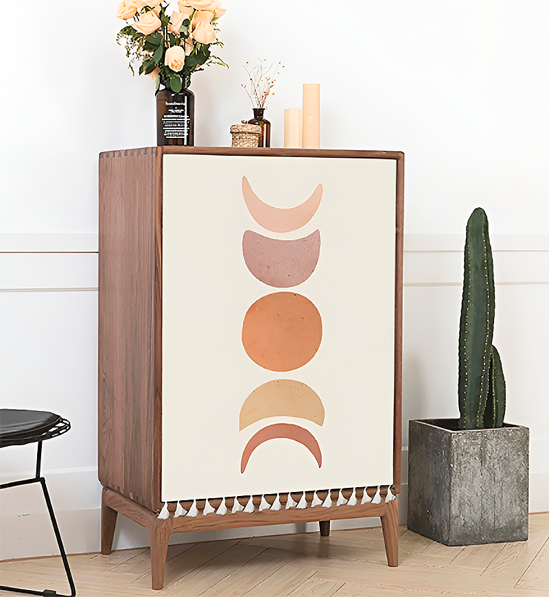 벨크로 붙이는 패브릭 포스터 책장 수납장 옷장 가리개 천 페브릭 가림막 미니 커튼