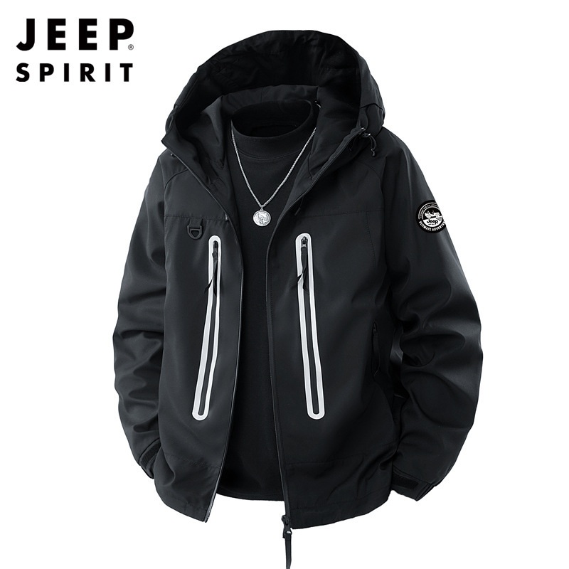 JEEP 지프 봄여름 초경량 방풍 바람막이 자켓 하이킹 캠핑 등산복 이미지 6