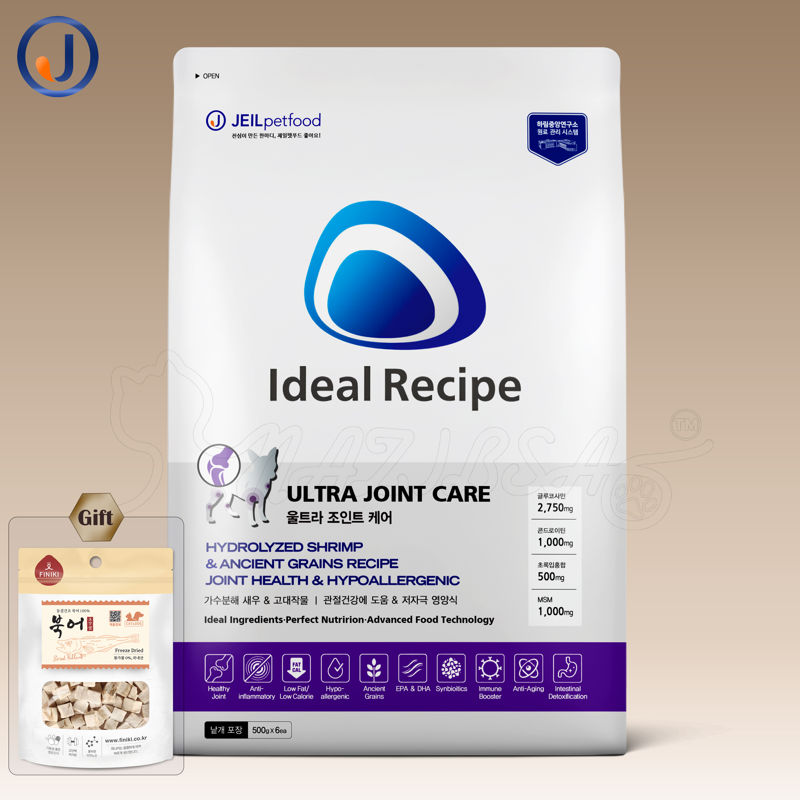 아이디얼레시피 울트라 조인트케어 관절 슬개골사료 3kg