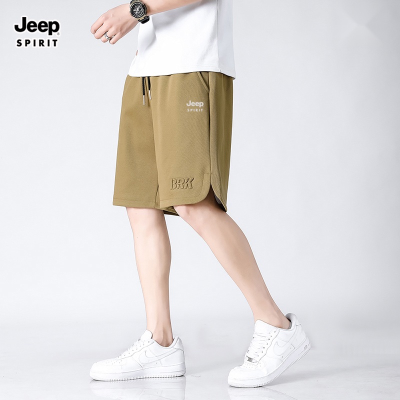 JEEP 지프 남자 반바지 5부 밴딩 면 트레이닝 - 상세 이미지 3