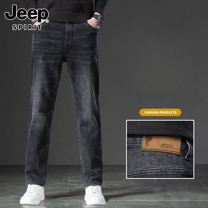 JEEP 지프 청바지 남성용 빅사이즈 사계절 워싱 스판 템포드청바지 - 상세 이미지 2