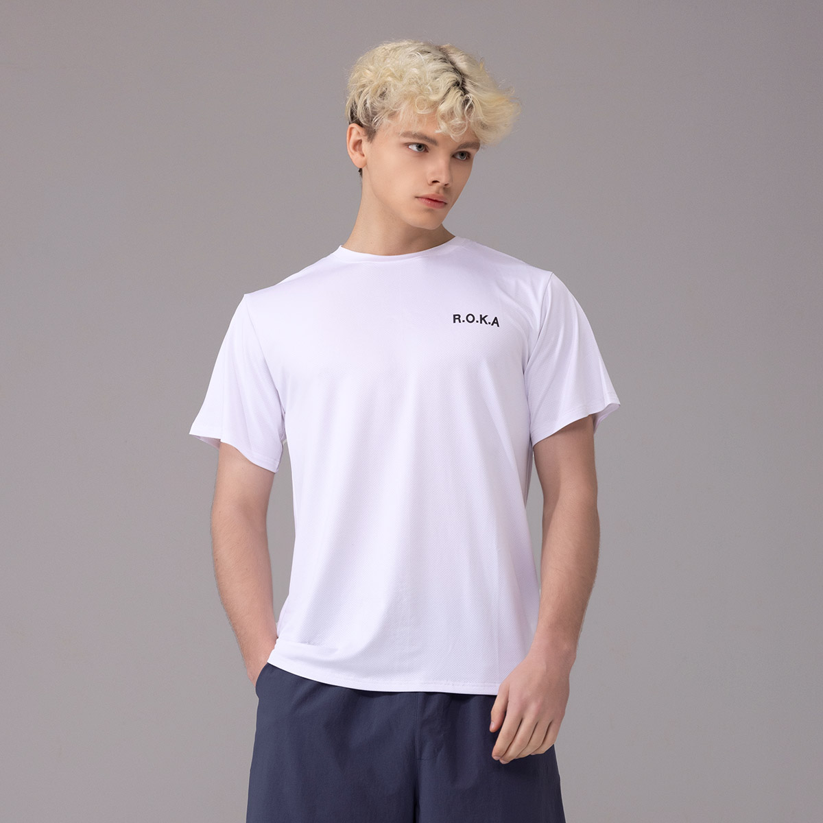 1+1 ROKA 로카티 기능성 반팔 쿨링 티셔츠 - 상세 이미지 2