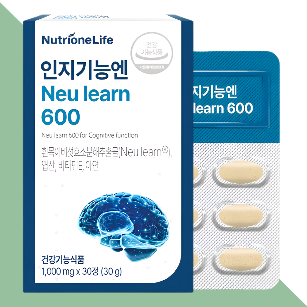뉴트리원 인지기능엔 뉴런  Neulearn600 30정X1박스 - 상품 이미지