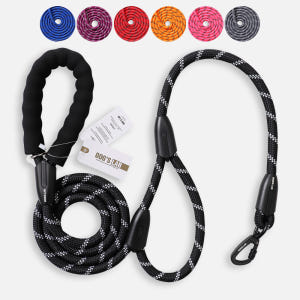 강아지 양손 리드줄 소형견 중형견 대형견 숏 리드줄 산책줄 8mm 1.8... 솔직 후기 | 실제 사용자 리뷰 총정리 - 상품 이미지 1