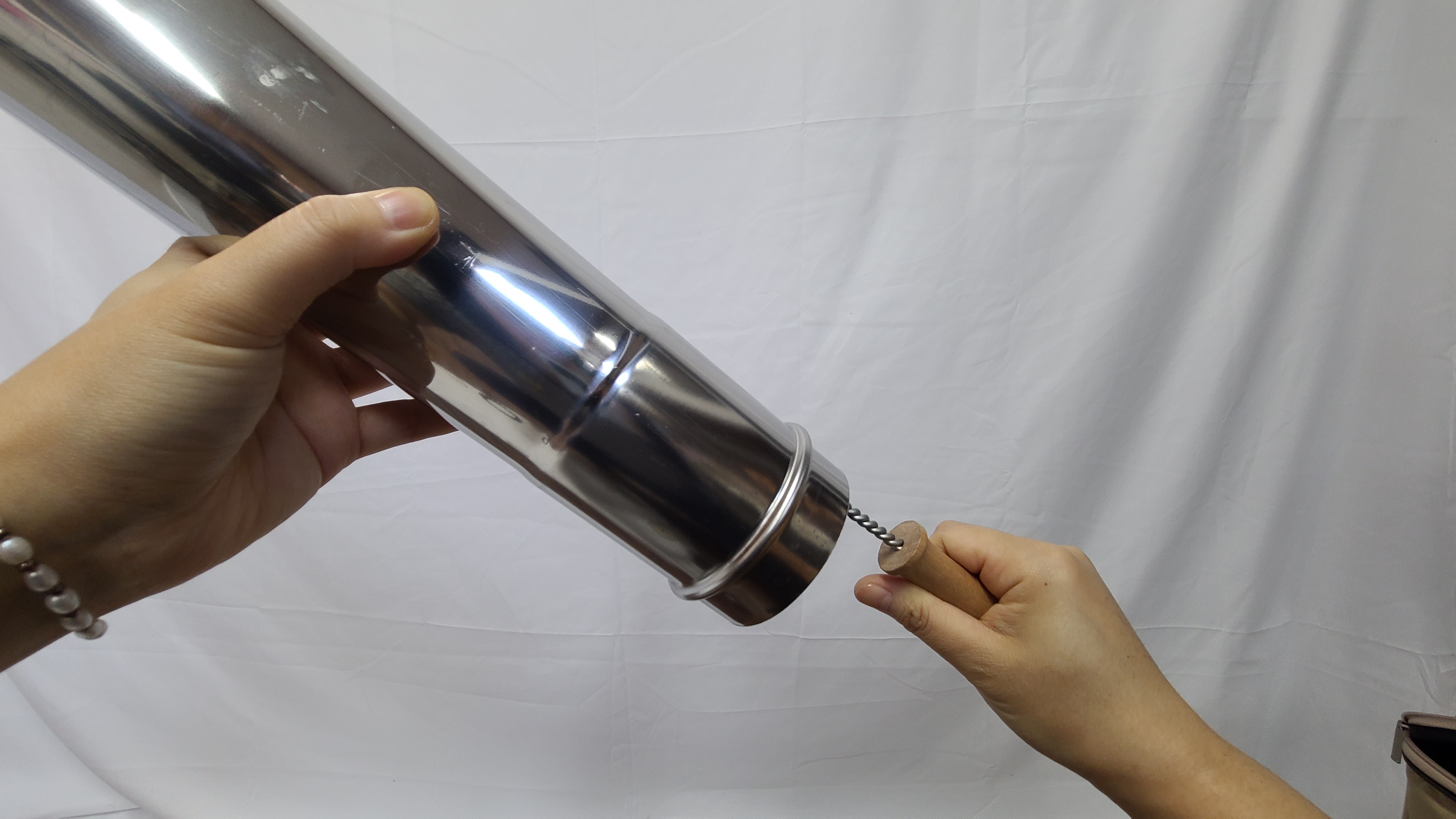 연통솔 화목난로 연통 캥핑용 청소솔 파이프 청소도구