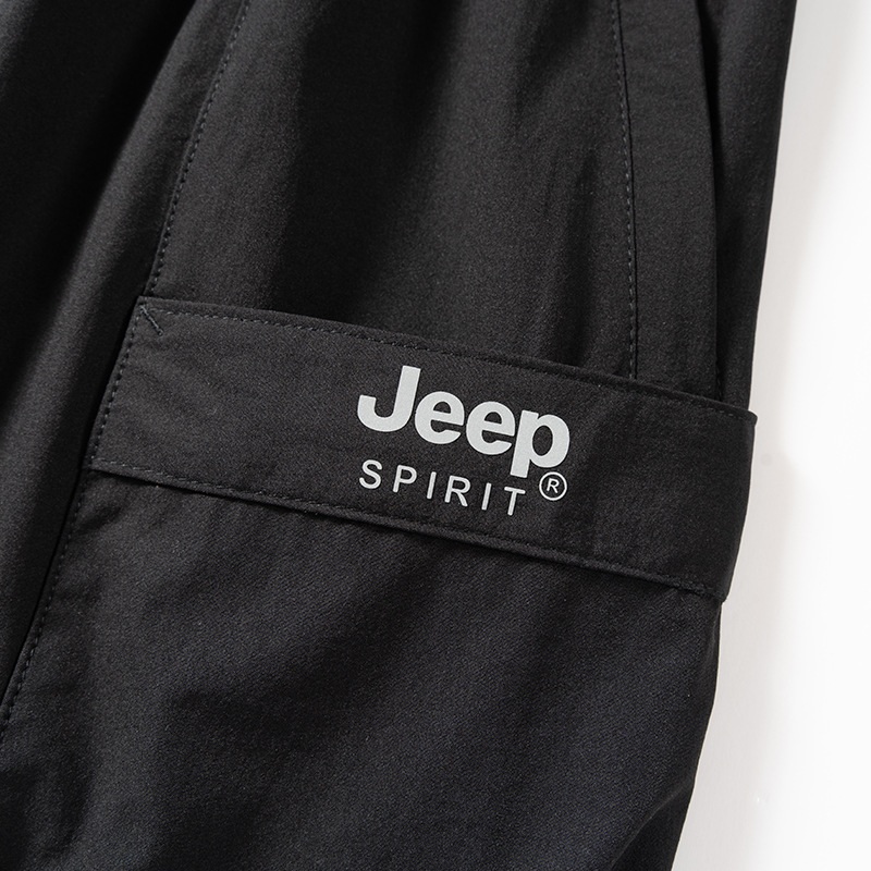 JEEP SPIRIT 남자 시원한 여름 반바지 트레이닝 등산 바지 - 상세 이미지 4