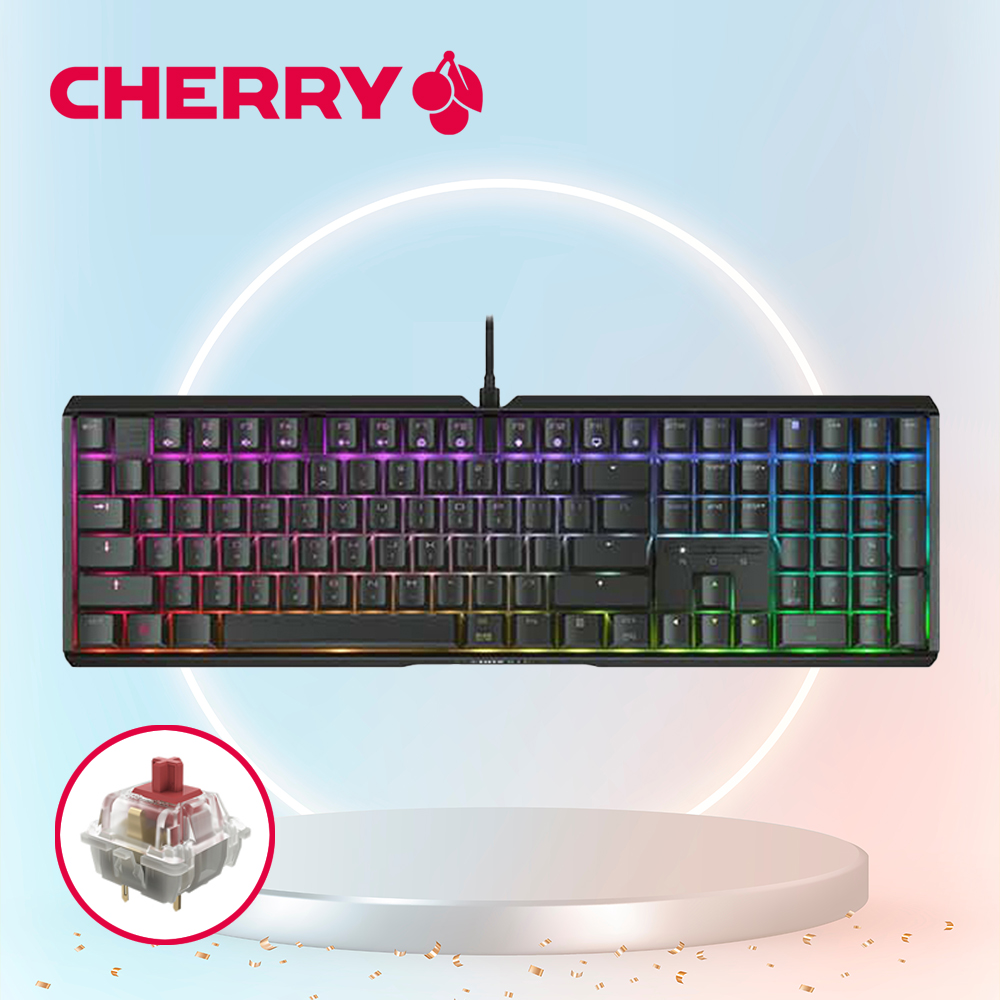 [국내정발] 체리 XTRFY MX 3.1 RGB MX2A 기계식 유선 블랙 저소음적축 - 상품 이미지