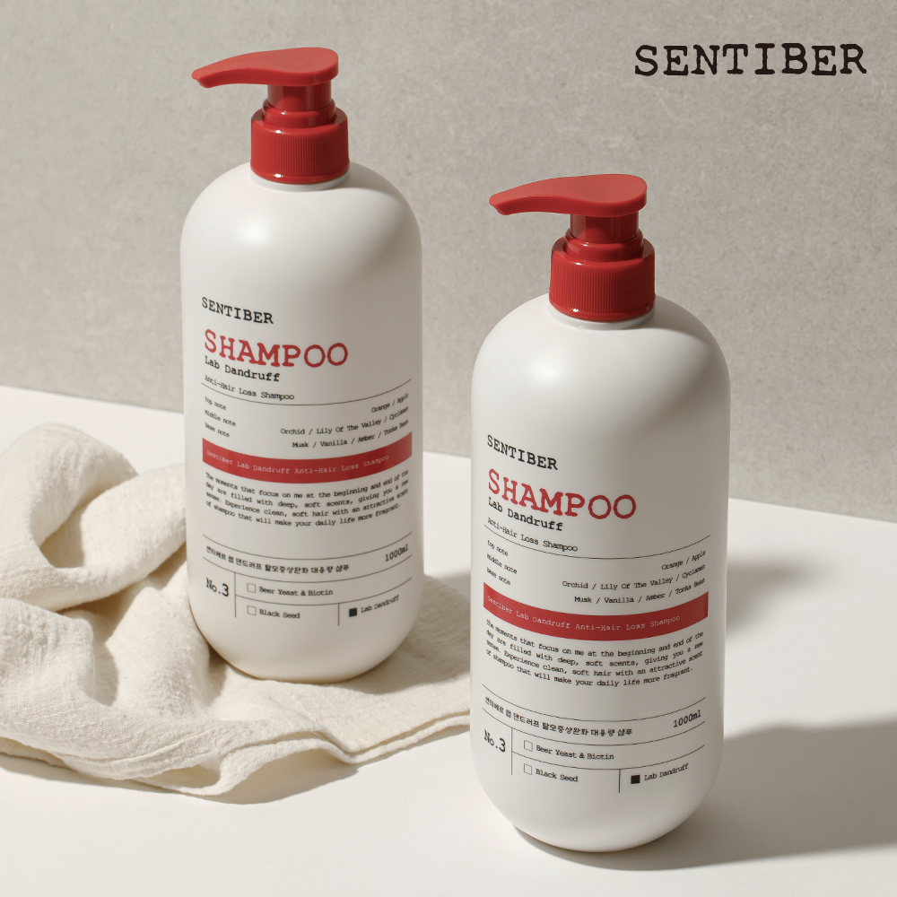 1+1 센티베르 탈모증상완화 비듬샴푸 1000ml 약산성 대용량 두피 쿨링 정수리냄새 이미지 6