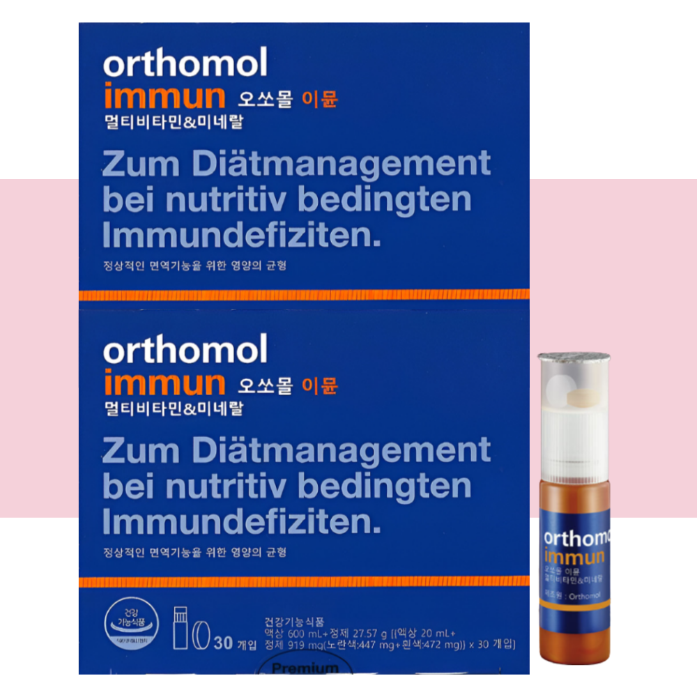 동아제약 오쏘몰 이뮨 이문 샷 멀티 비타민 액상 30개입X2개