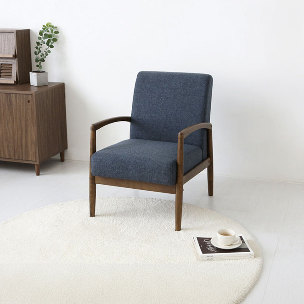 DESA 패브릭 소파 1인 F3056 다크블루 5834.7127, 1인용