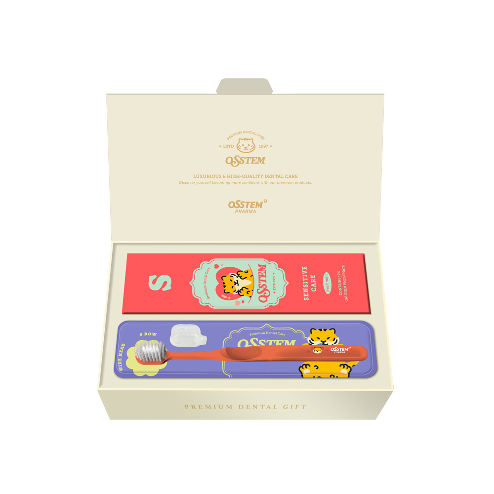 오스템 덴탈 케어 선물 세트 (치약1+칫솔1) - 상세 이미지 5