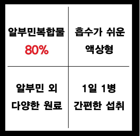 보령 뉴 알부민 골드 액상형 30병 영양제 효능 난백 실크 복합물 아르지닌 아스파트산 - 상세 이미지 3