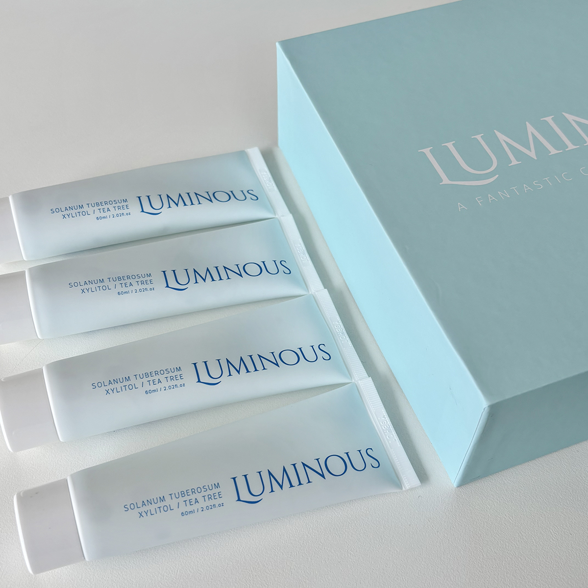 [본사정품] 루미너스 팩 필오프 수분 쿨링 60ml 4개 + 실리콘 브러쉬 - 상세 이미지 3