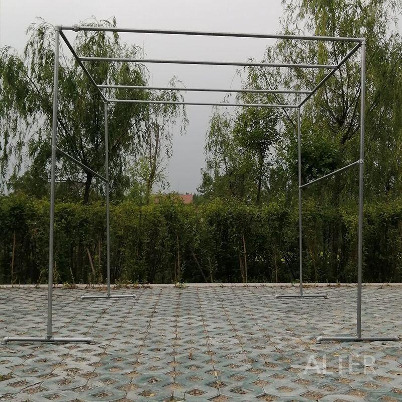 포도넝쿨 지지대 식물 오이 지주대 덩쿨 조립식 장미 3.6x2x2m - 상세 이미지 4