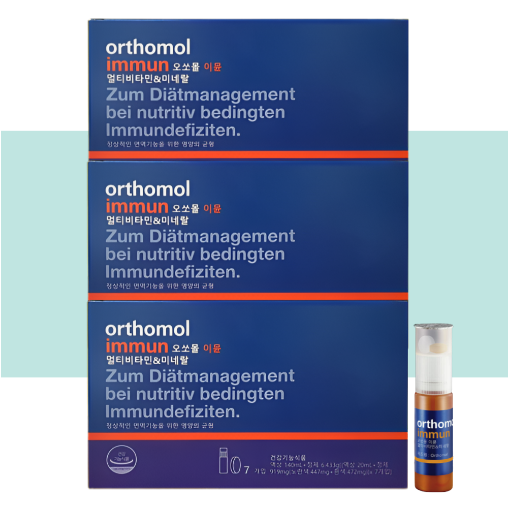 동아제약 오쏘몰 이뮨 이문 샷 멀티 비타민 액상 7개입X3박스