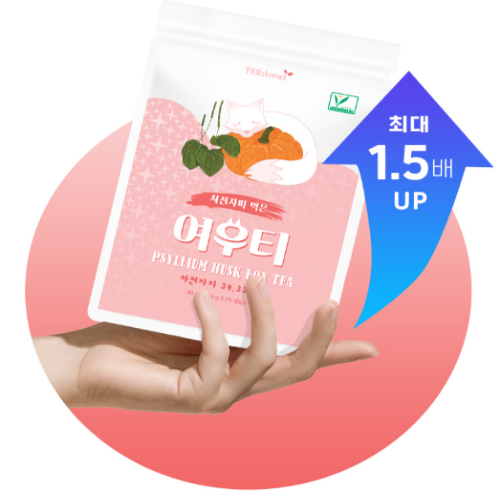 티트리트 여우티 차전자피차 티백 20개입 이미지 6