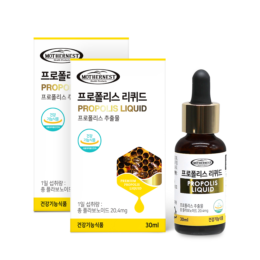 마더네스트 프로폴리스 액상 리퀴드 무알콜 구강건강 항산화 30ml, 2개 이미지 6