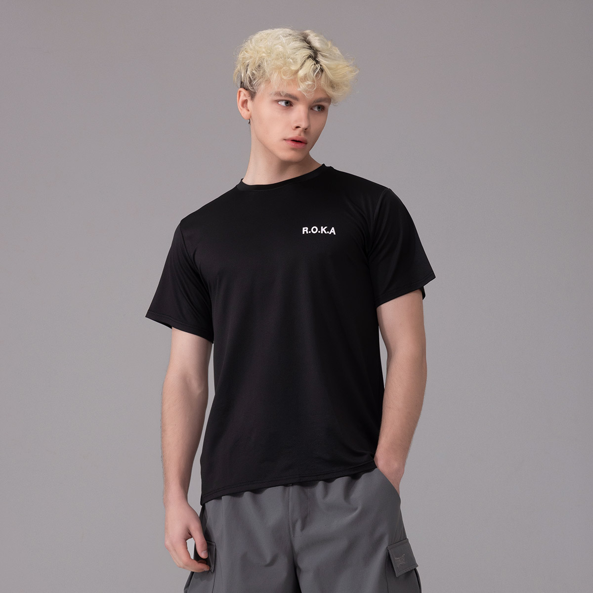 1+1 ROKA 로카티 기능성 반팔 쿨링 티셔츠 - 상세 이미지 3