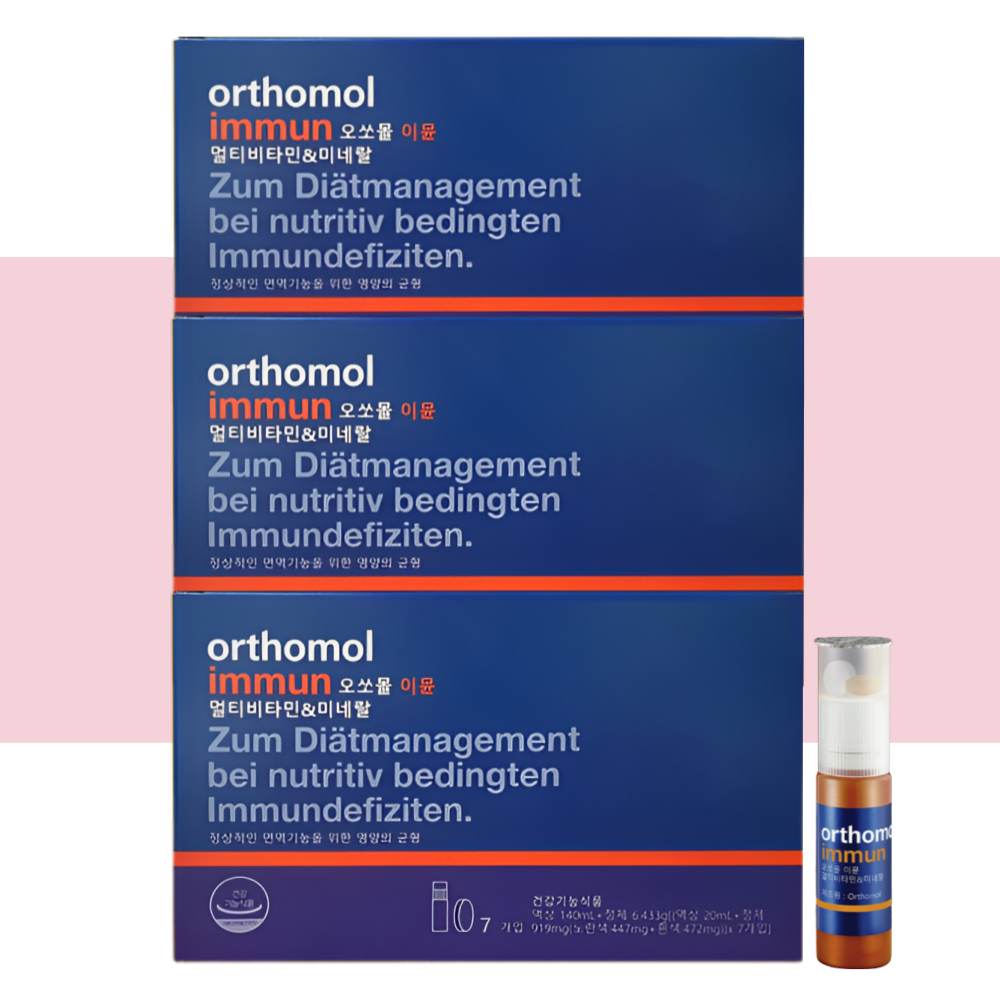 오쏘몰 이뮨 액상 멀티 비타민 동아제약 이문 샷 7개입X3개