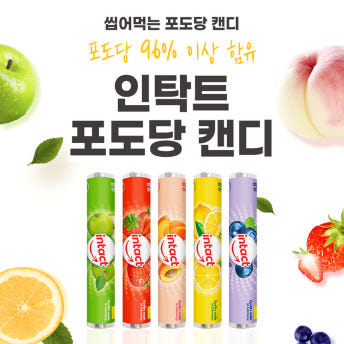 인탁트 포도당 캔디 블루베리 요거트 약국 독일 사탕 15개 - 상세 이미지 3