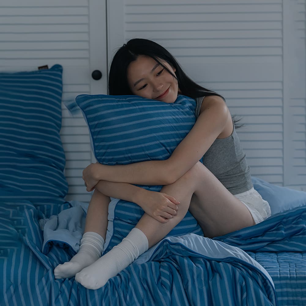 디어리얼 냉감베개커버 시원한 여름집 냉감 양면 여름 베개커버 2P 간절기 열대야 - 상세 이미지 2